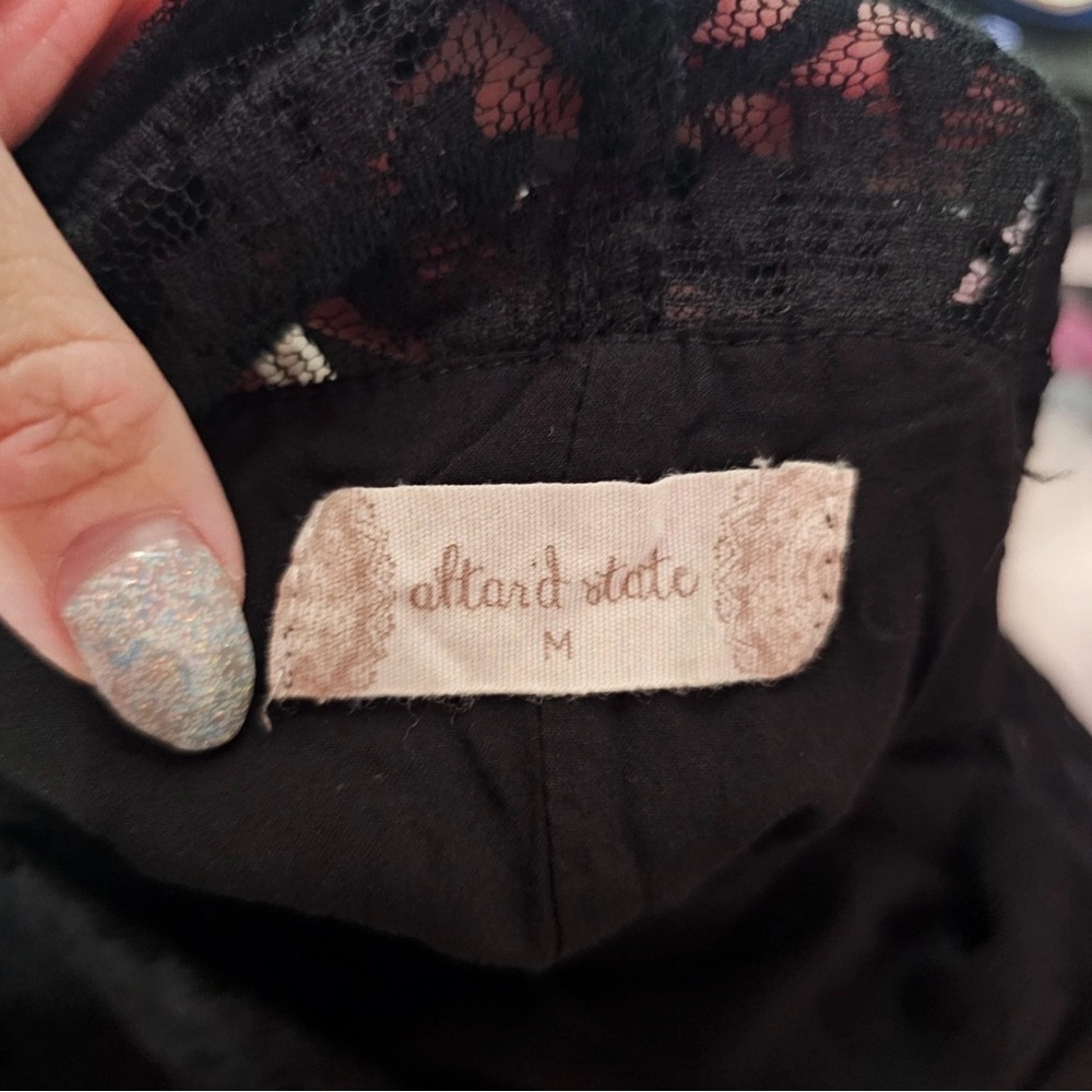 NWOT -‎ Altar'd State - Black Lace Dress - Picture 6 of 9